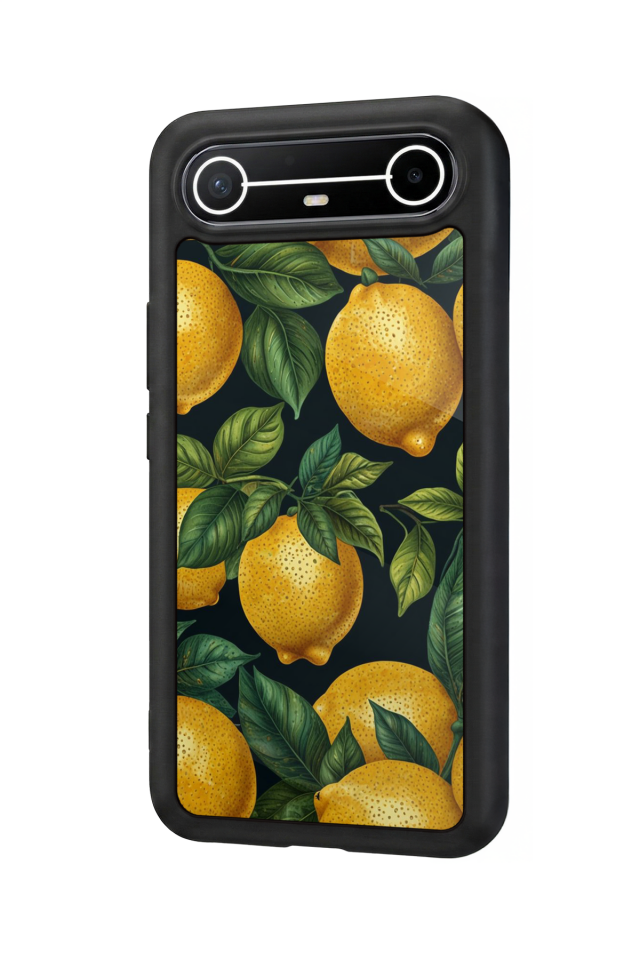 Tecno Spark Slim 5G Uyumlu Limon Tasarımlı Glossy Premium Kılıf