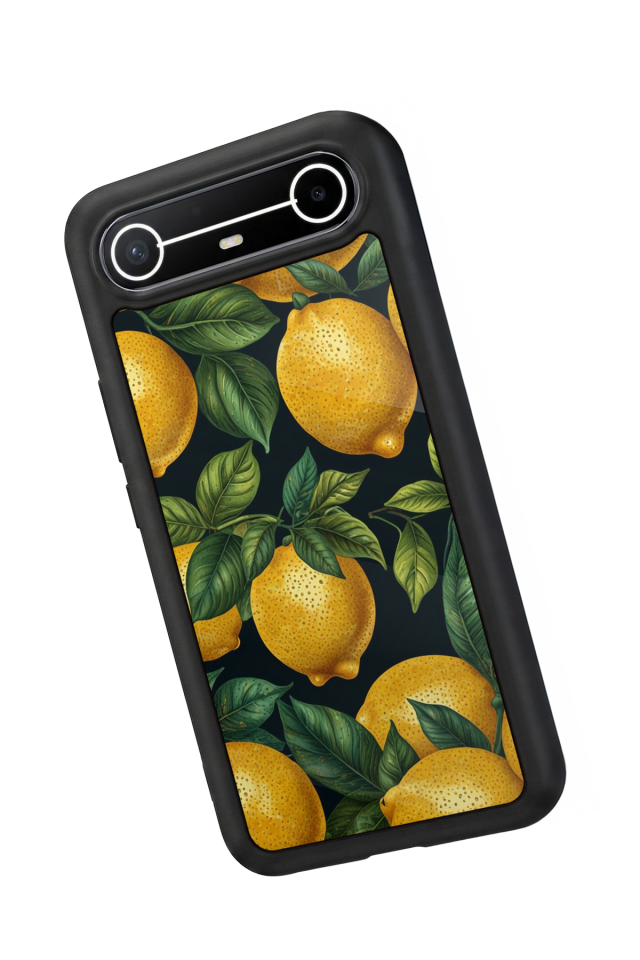 Tecno Spark Slim 5G Uyumlu Limon Tasarımlı Glossy Premium Kılıf