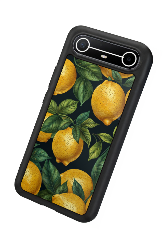 Tecno Spark Slim 5G Uyumlu Limon Tasarımlı Glossy Premium Kılıf