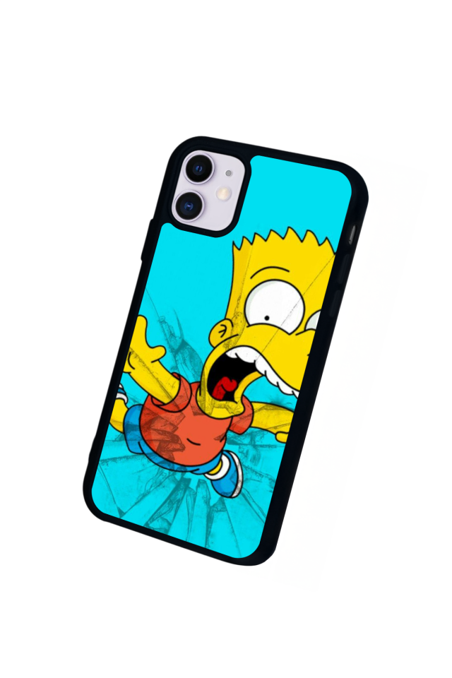 iPhone 11 Uyumlu The Simpsons Tasarımlı Glossy Premium Kılıf