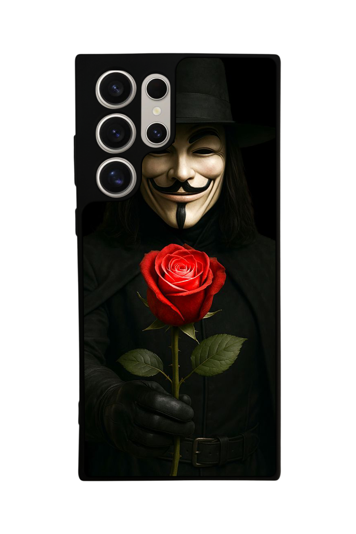 Samsung Galaxy S22 Ultra Uyumlu Vendetta Tasarımlı Glossy Premium Kılıf