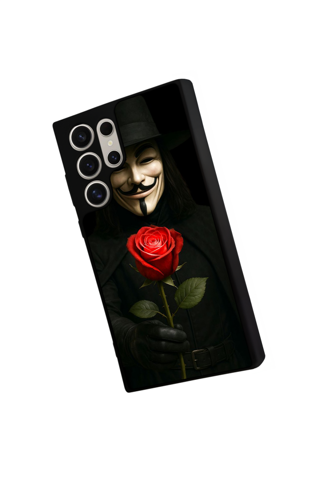 Samsung Galaxy S22 Ultra Uyumlu Vendetta Tasarımlı Glossy Premium Kılıf