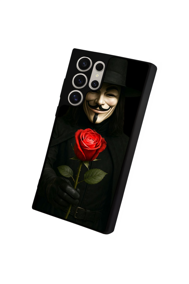 Samsung Galaxy S22 Ultra Uyumlu Vendetta Tasarımlı Glossy Premium Kılıf