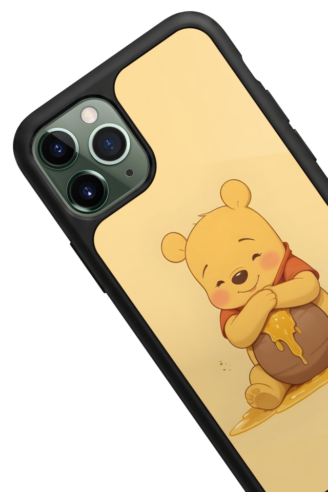 iPhone 11 Pro Uyumlu Winnie Tasarımlı Glossy Premium Kılıf