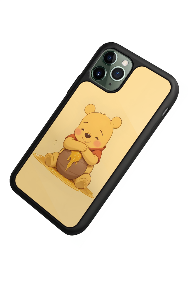 iPhone 11 Pro Uyumlu Winnie Tasarımlı Glossy Premium Kılıf