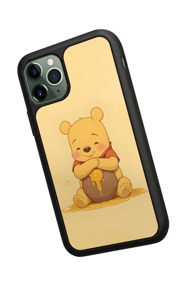 iPhone 11 Pro Uyumlu Winnie Tasarımlı Glossy Premium Kılıf