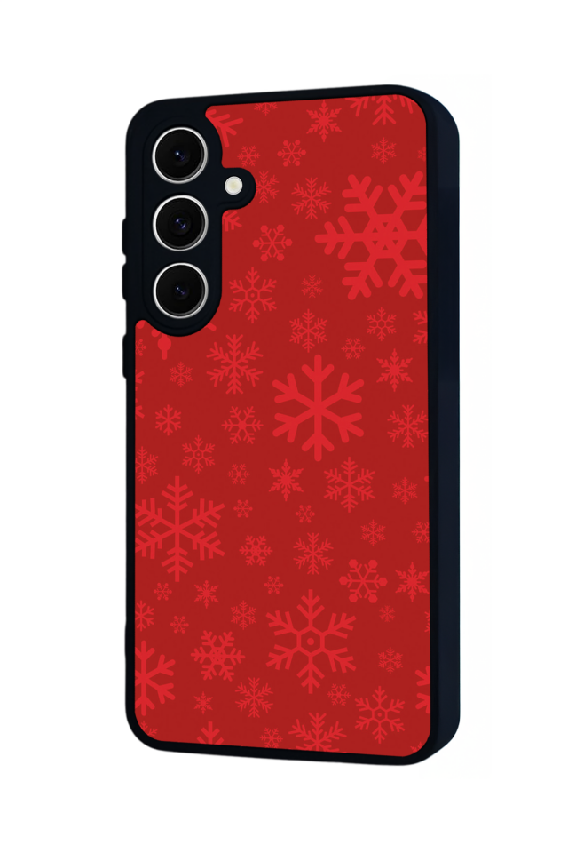 Samsung Galaxy S24 FE Uyumlu Yilbasi Christmas Tasarımlı Glossy Premium Kılıf