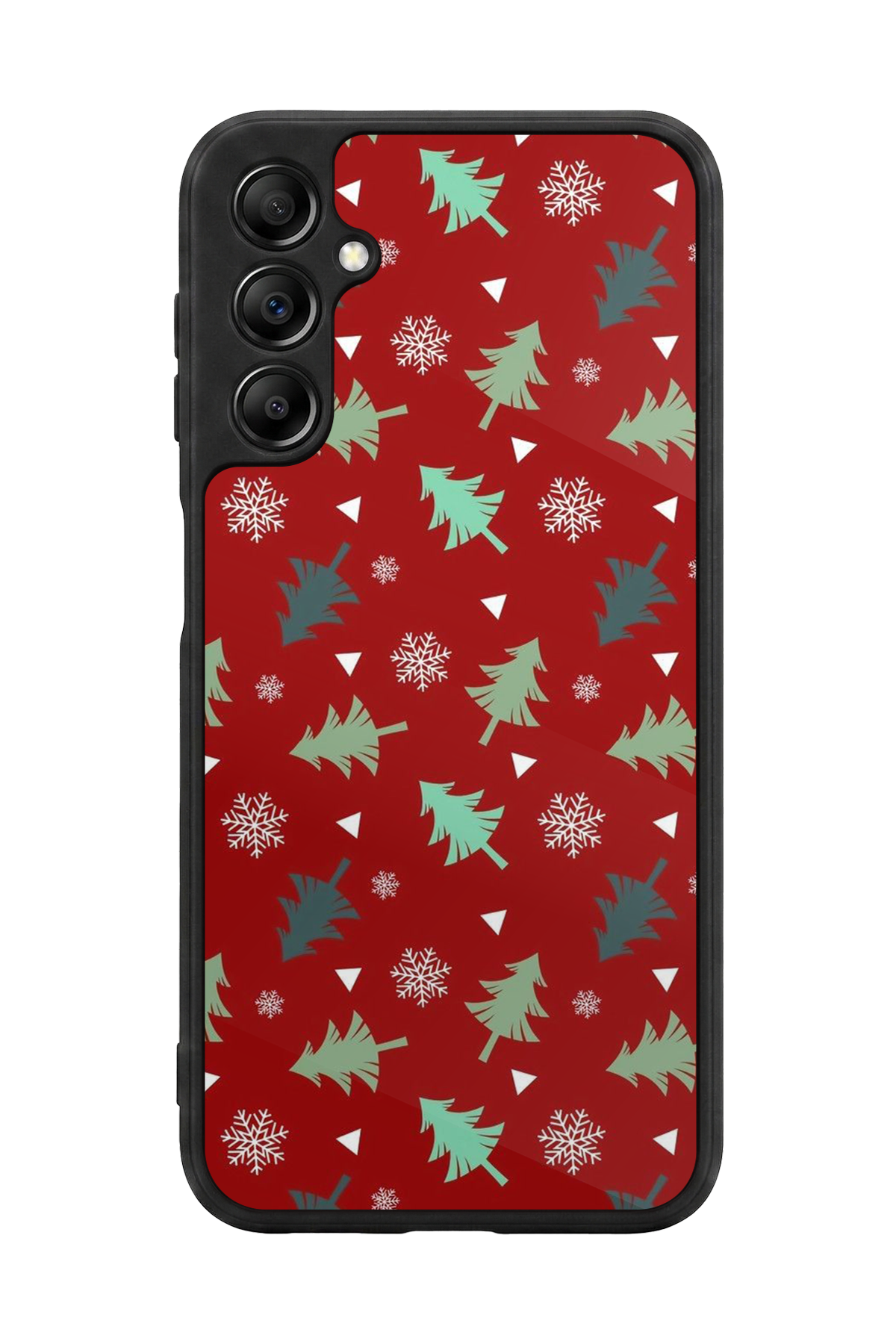 Samsung Galaxy A14 Uyumlu Yilbasi Christmas Tasarımlı Glossy Premium Kılıf