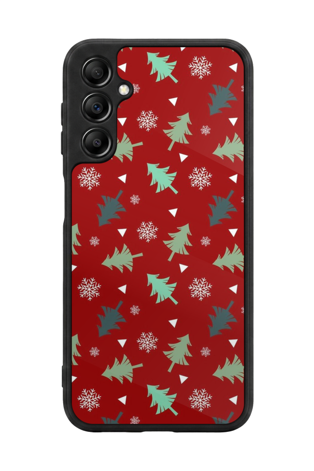 Samsung Galaxy A14 Uyumlu Yilbasi Christmas Tasarımlı Glossy Premium Kılıf