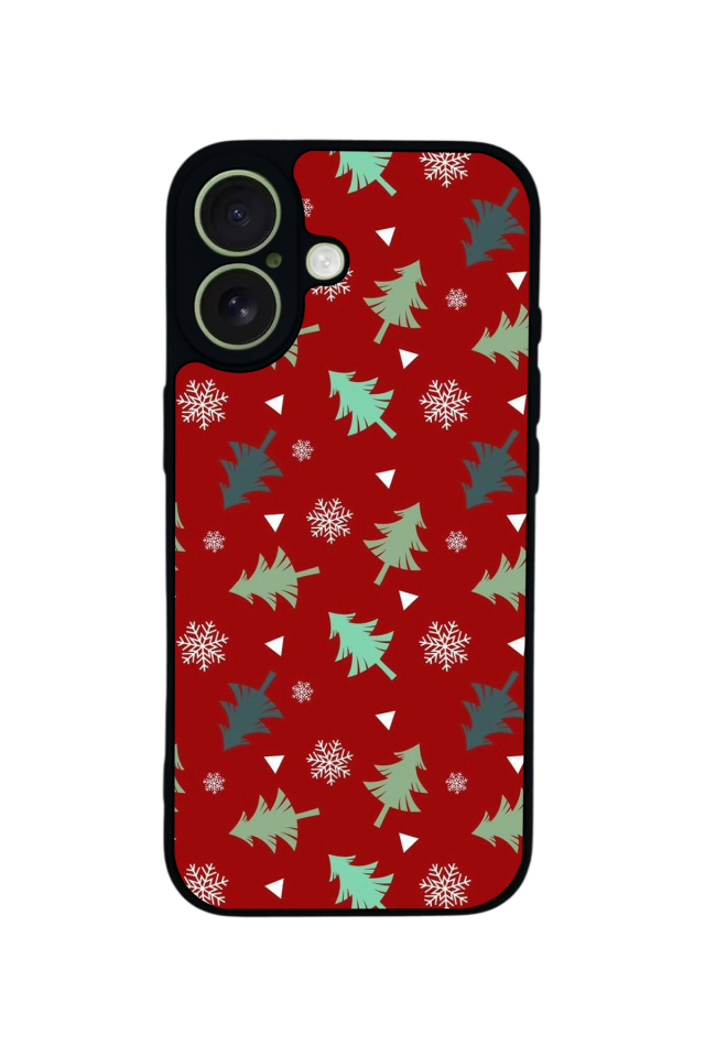 iPhone 17 Uyumlu Yilbasi Christmas Tasarımlı Glossy Premium Kılıf