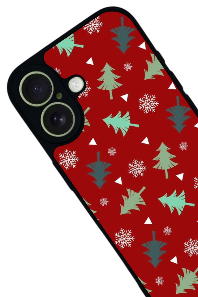 iPhone 17 Uyumlu Yilbasi Christmas Tasarımlı Glossy Premium Kılıf