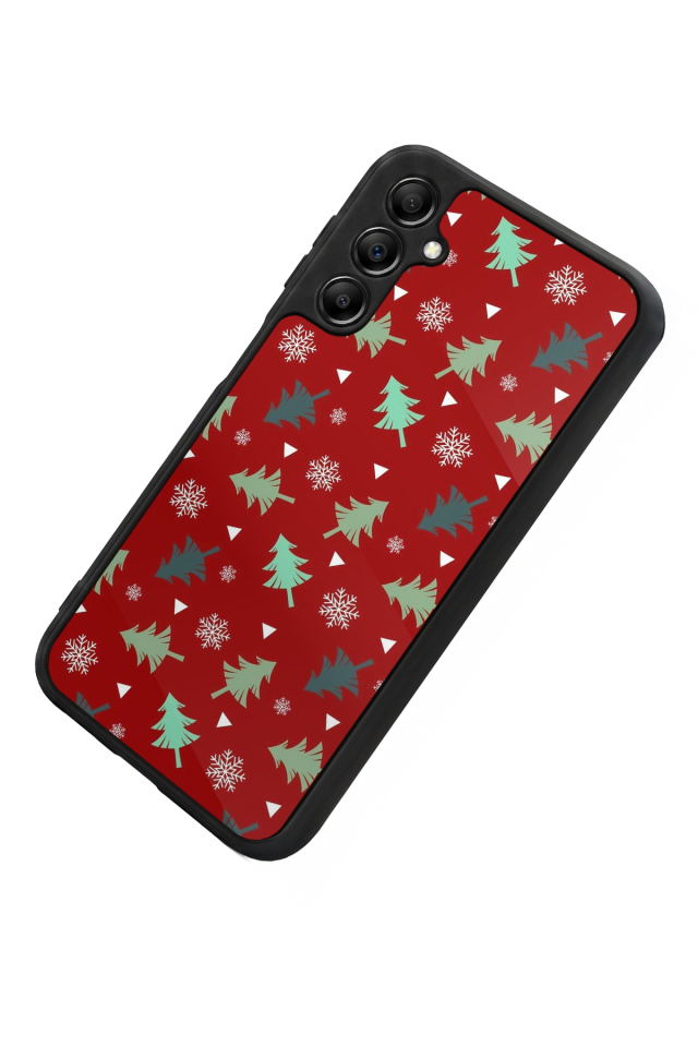 Samsung Galaxy A14 Uyumlu Yilbasi Christmas Tasarımlı Glossy Premium Kılıf