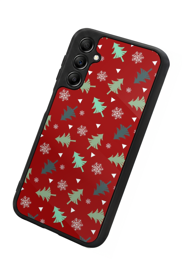 Samsung Galaxy A14 Uyumlu Yilbasi Christmas Tasarımlı Glossy Premium Kılıf