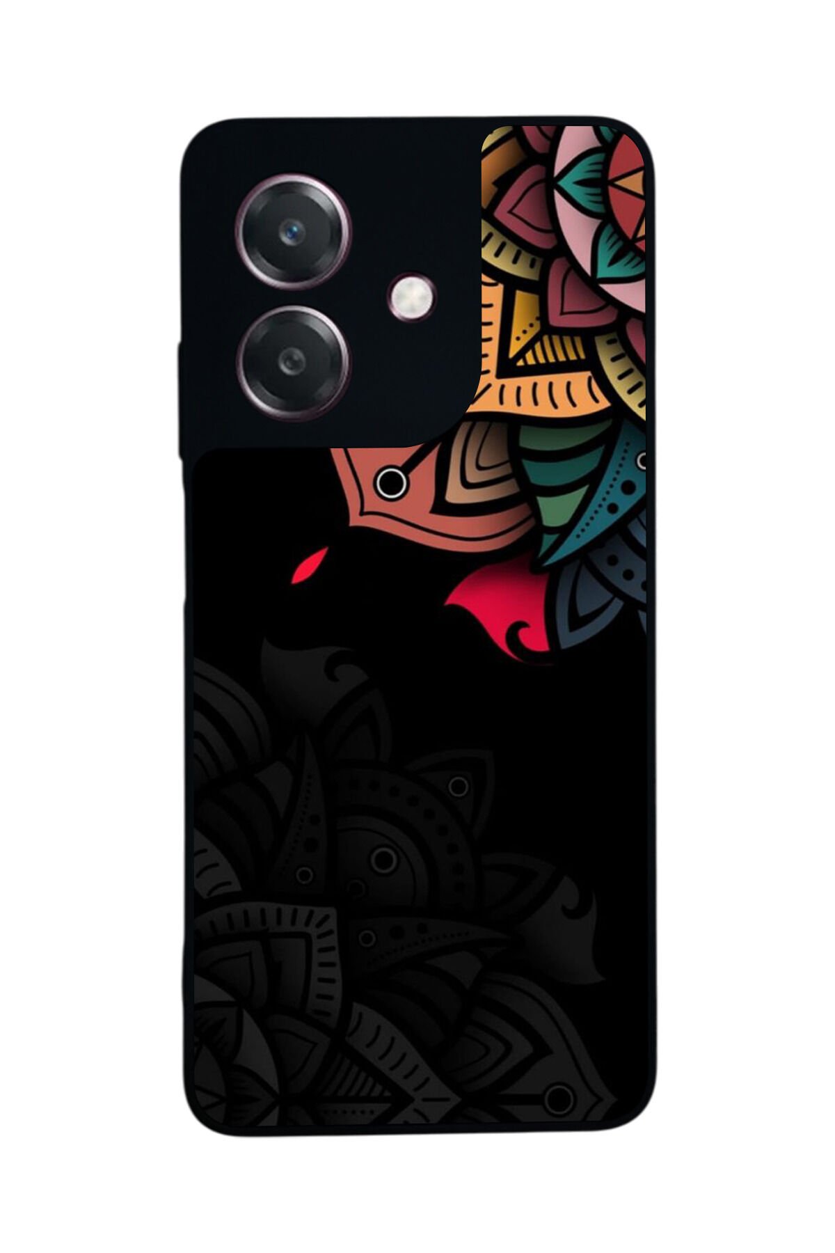 Oppo A3 5G Uyumlu Mandala Tasarımlı Glossy Premium Kılıf