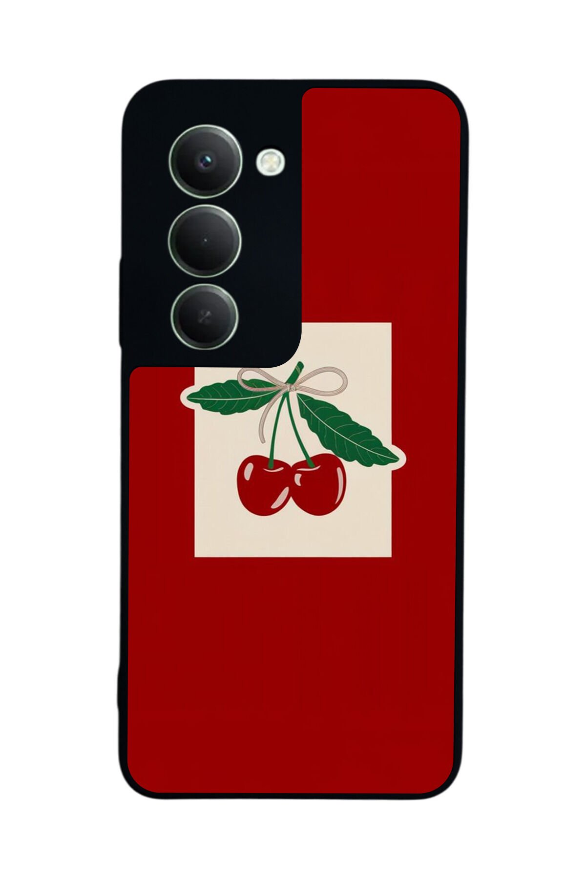 Xiaomi Redmi 15 5G Uyumlu Kiraz Tasarımlı Glossy Premium Kılıf