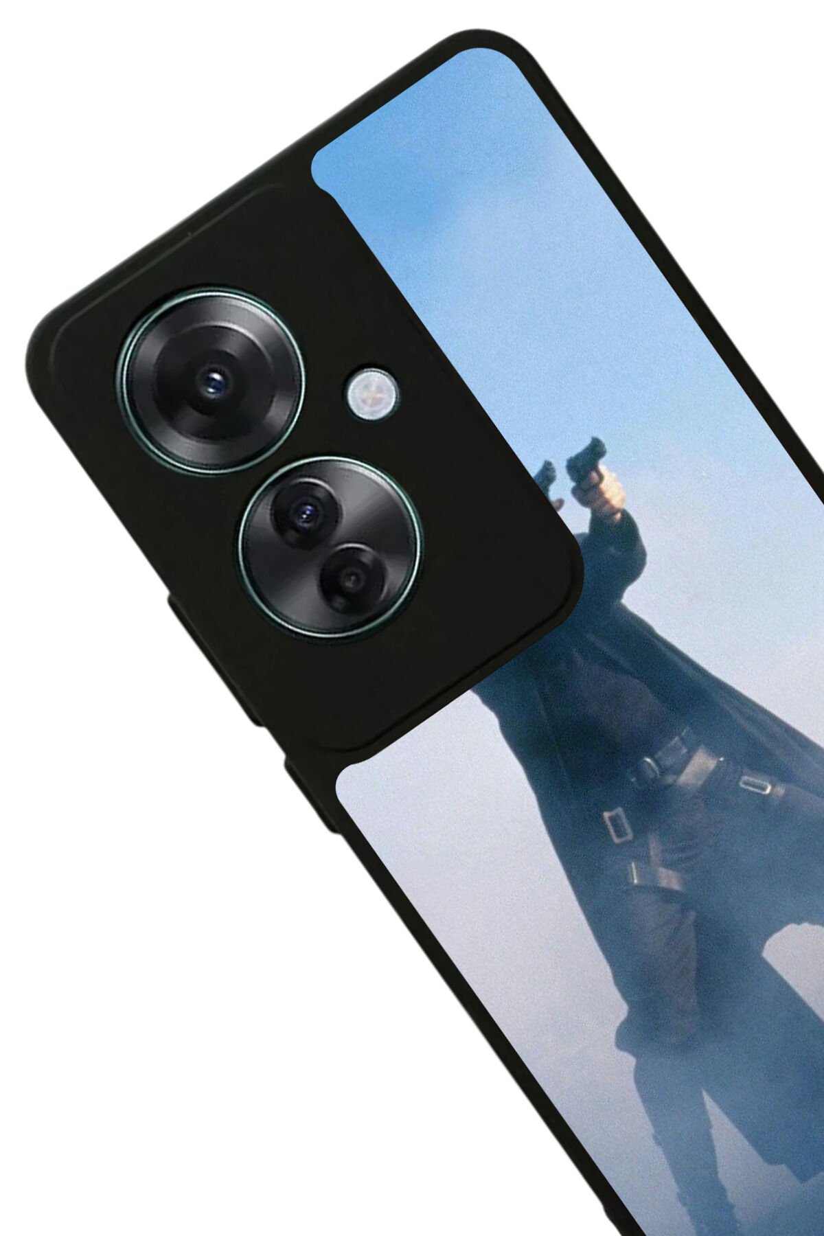 Oppo Reno 11F Uyumlu MatriOppo Oppo Reno 11F Tasarımlı Glossy Premium Kılıf