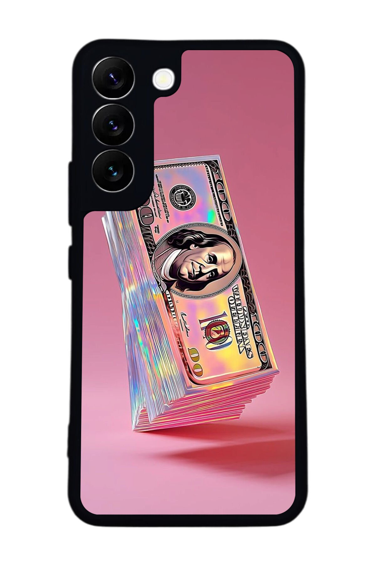 Samsung Galaxy S22 Uyumlu Money Para Tasarımlı Glossy Premium Kılıf