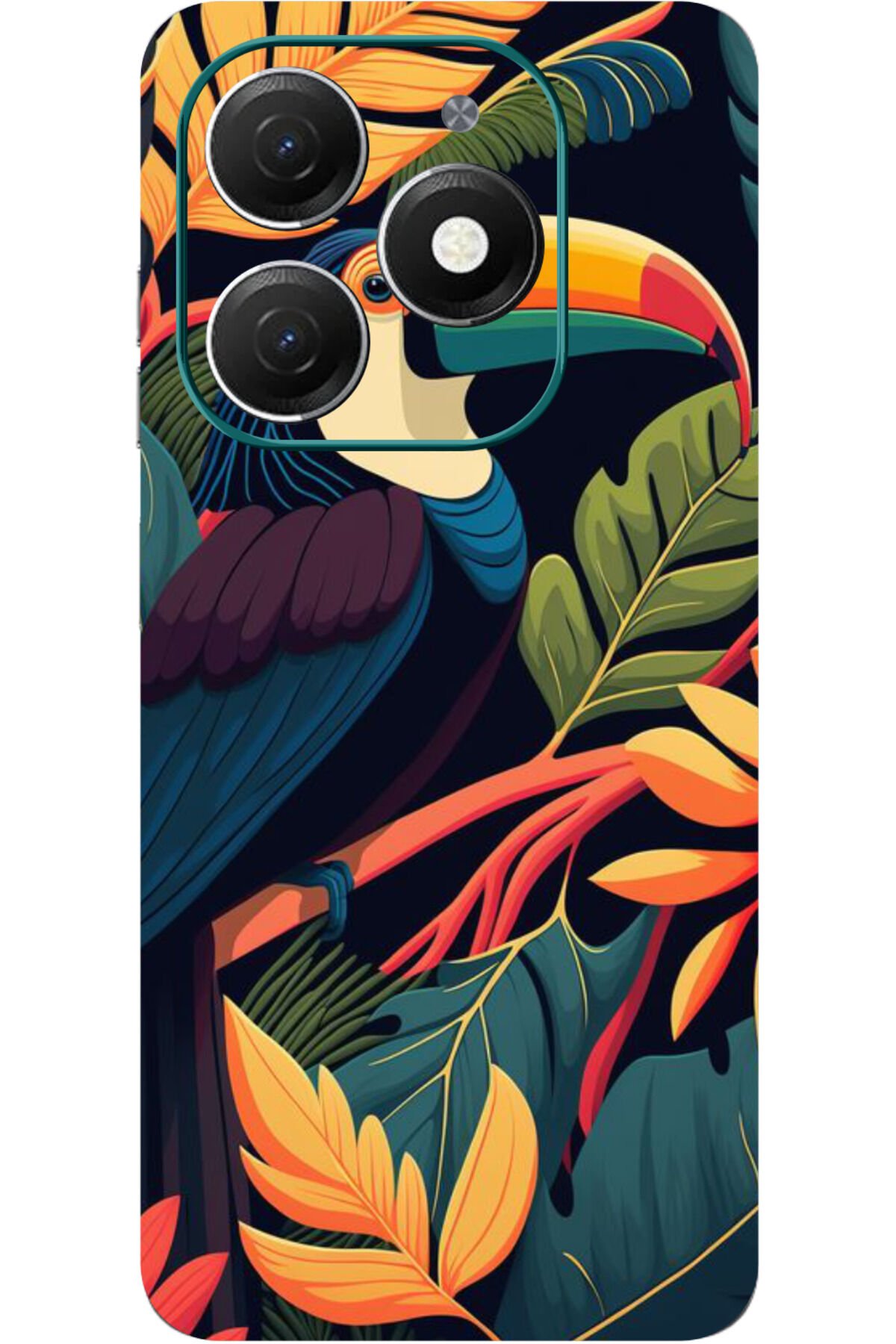 Realme C63 Kamera Korumalı HD Tam Kaplama Baskılı Kılıf