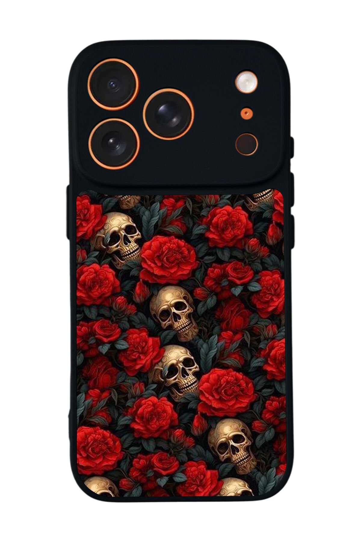 iPhone 17 Pro Max Uyumlu KuruKafa Tasarımlı Glossy Premium Kılıf