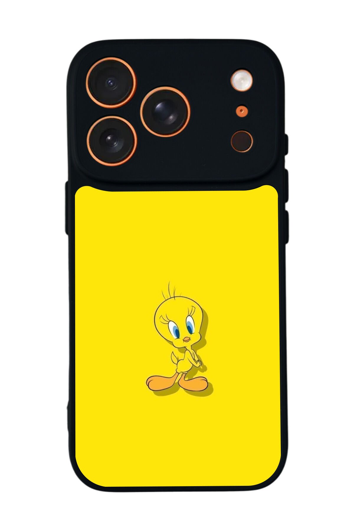 iPhone 17 Pro Uyumlu Tweety Tasarımlı Glossy Premium Kılıf