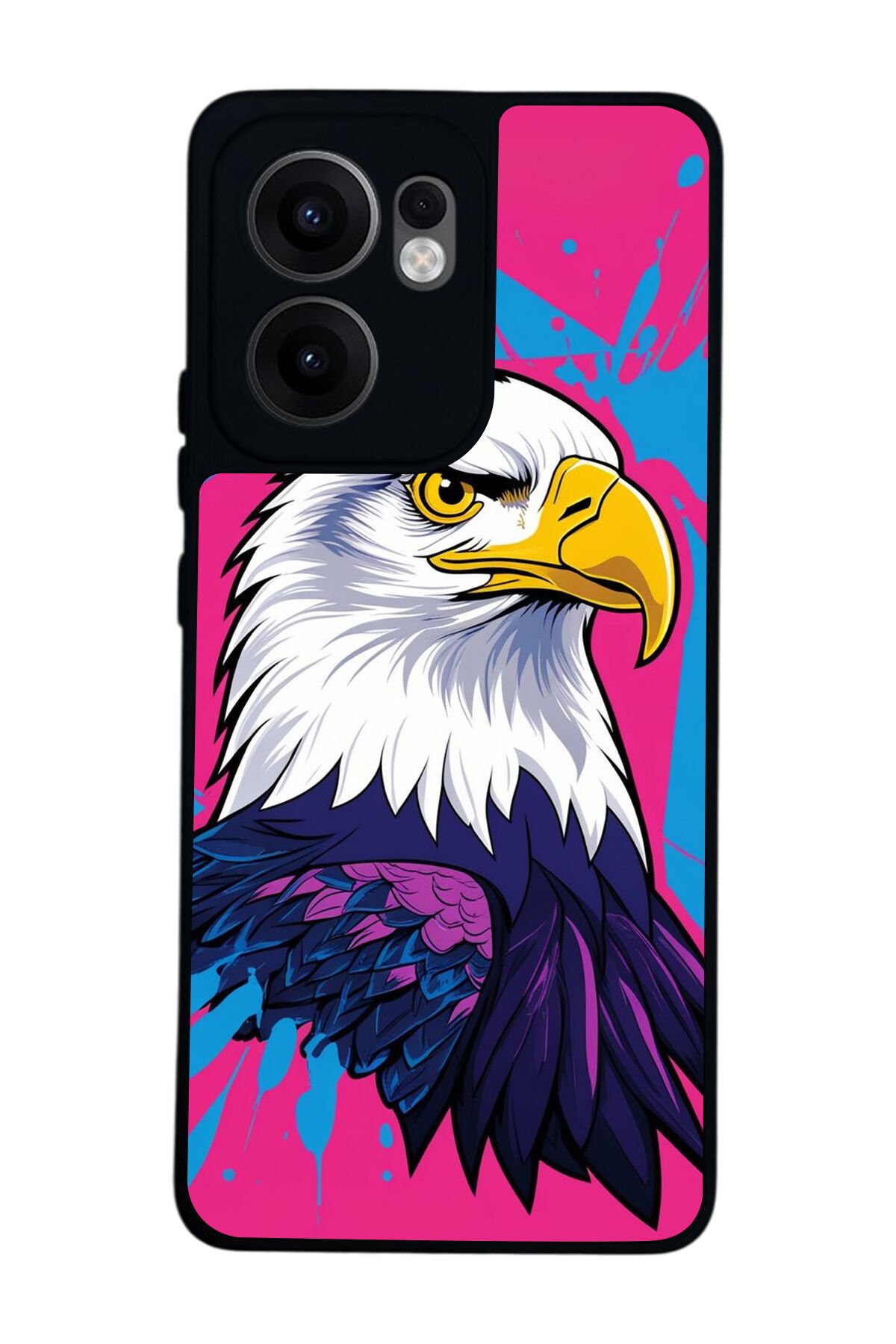 Oppo Reno 13F Uyumlu Besiktas Tasarımlı Glossy Premium Kılıf