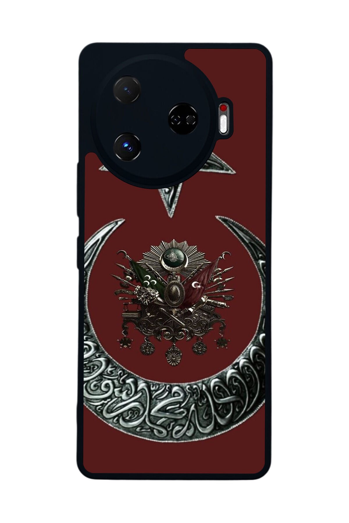 Tecno Camon 30 Pro Uyumlu Osmanli Tugrasi Tasarımlı Glossy Premium Kılıf