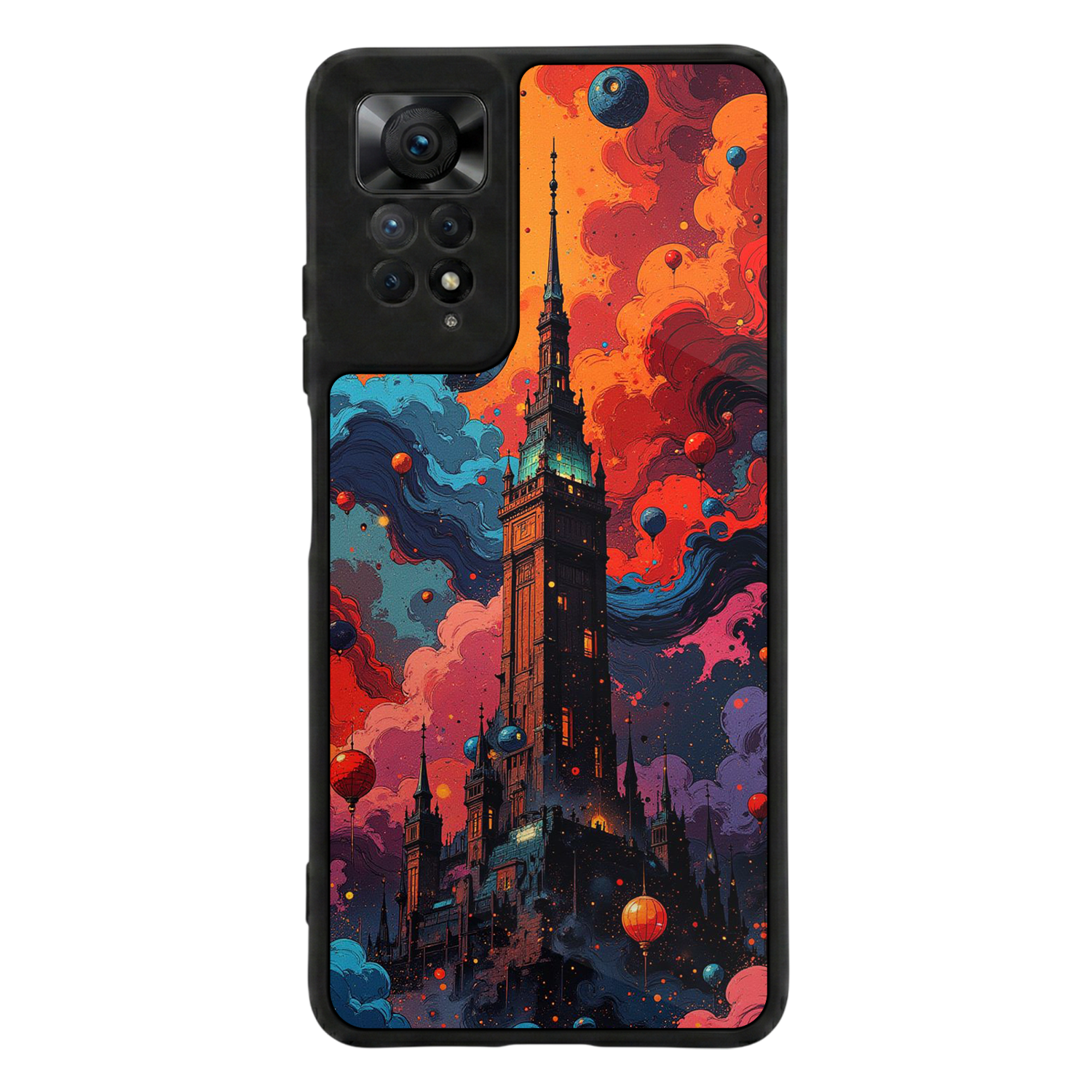 Xiaomi Redmi Note 12 Pro Uyumlu Abstract Tasarımlı Glossy Premium Kılıf