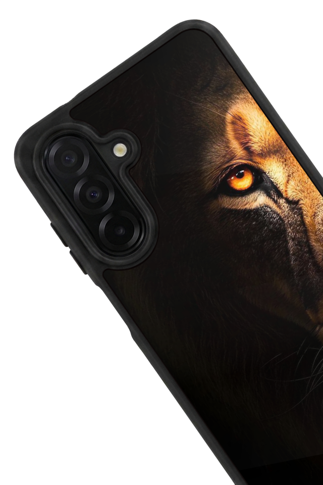 Samsung Galaxy A56 Uyumlu Aslan Tasarımlı Glossy Premium Kılıf