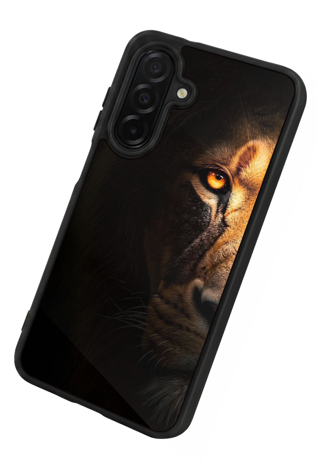 Samsung Galaxy A56 Uyumlu Aslan Tasarımlı Glossy Premium Kılıf