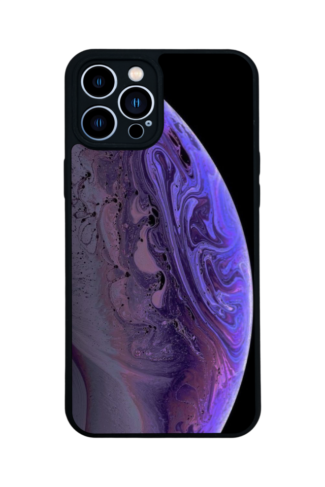 iPhone 13 Pro Max Uyumlu Ay Tasarımlı Glossy Premium Kılıf