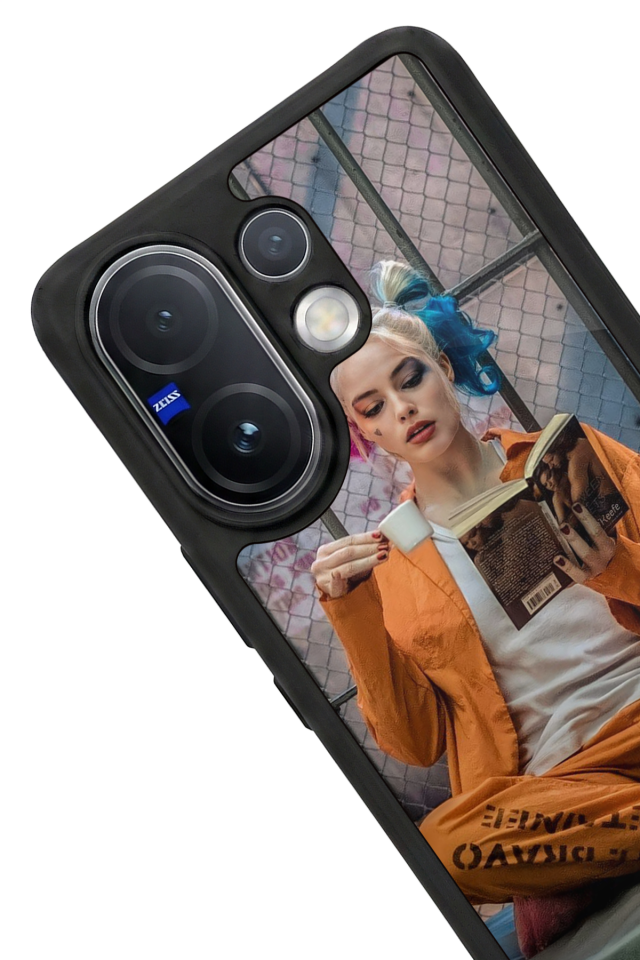 Vivo V60 Uyumlu HarleyQueen Tasarımlı Glossy Premium Kılıf