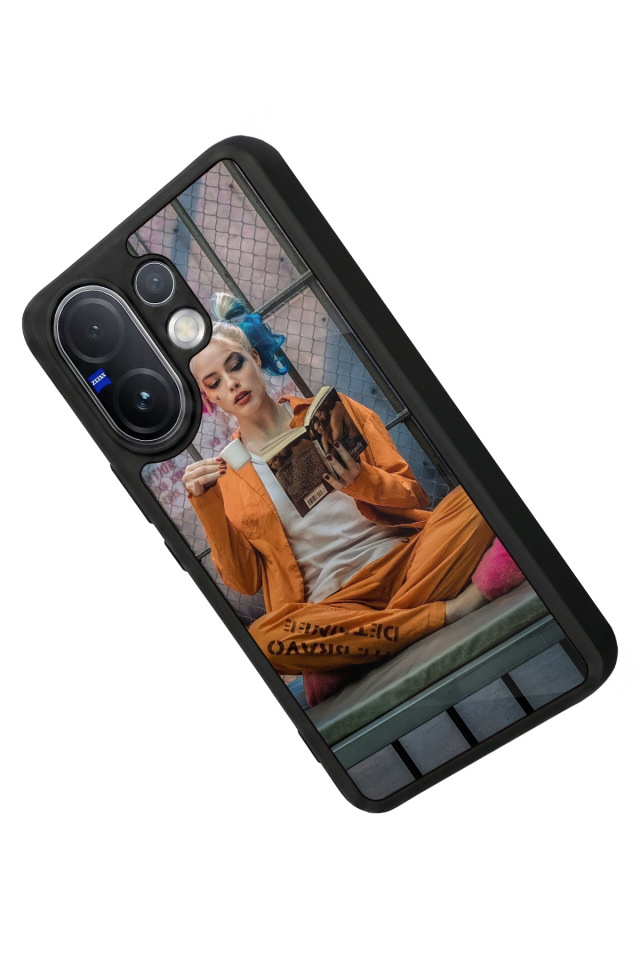 Vivo V60 Uyumlu HarleyQueen Tasarımlı Glossy Premium Kılıf