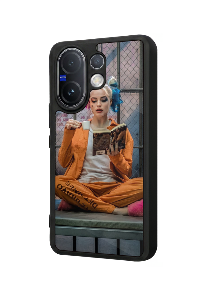 Vivo V60 Uyumlu HarleyQueen Tasarımlı Glossy Premium Kılıf