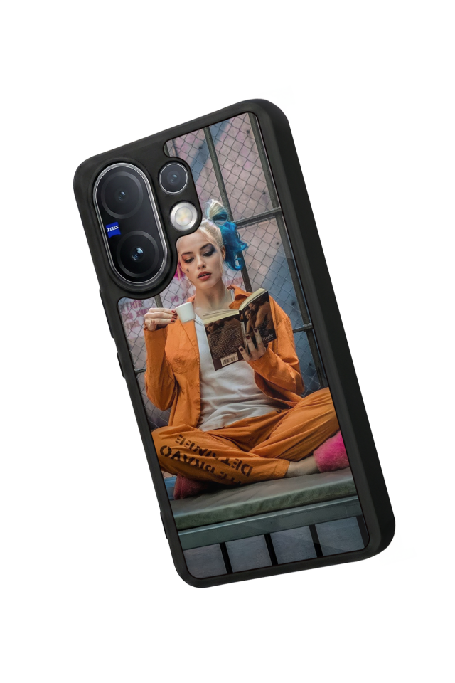 Vivo V60 Uyumlu HarleyQueen Tasarımlı Glossy Premium Kılıf