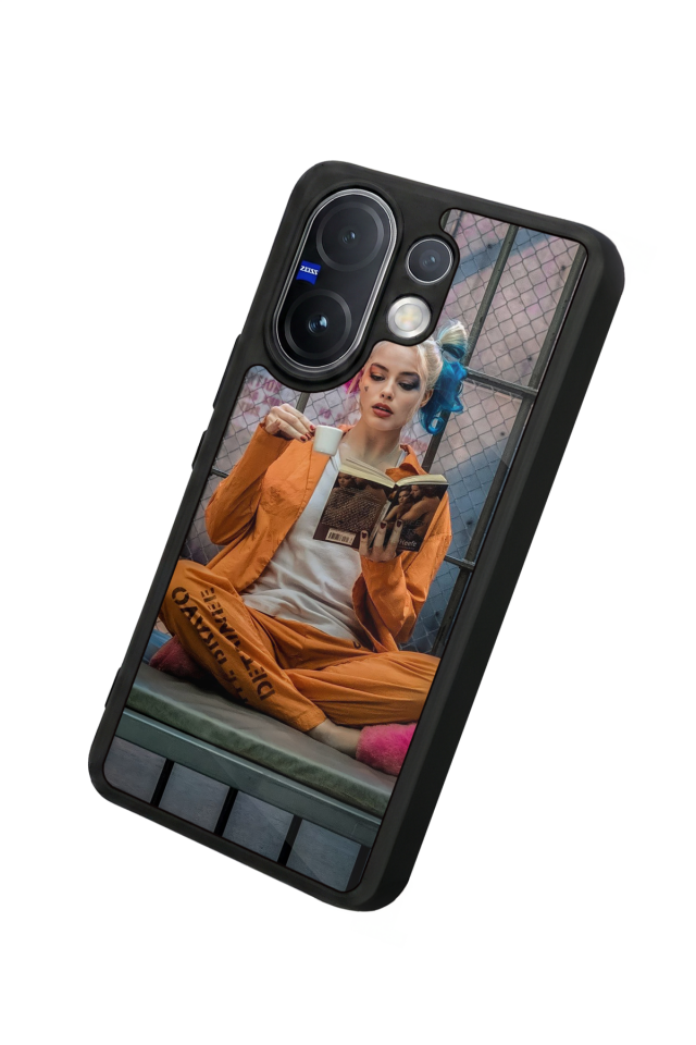 Vivo V60 Uyumlu HarleyQueen Tasarımlı Glossy Premium Kılıf