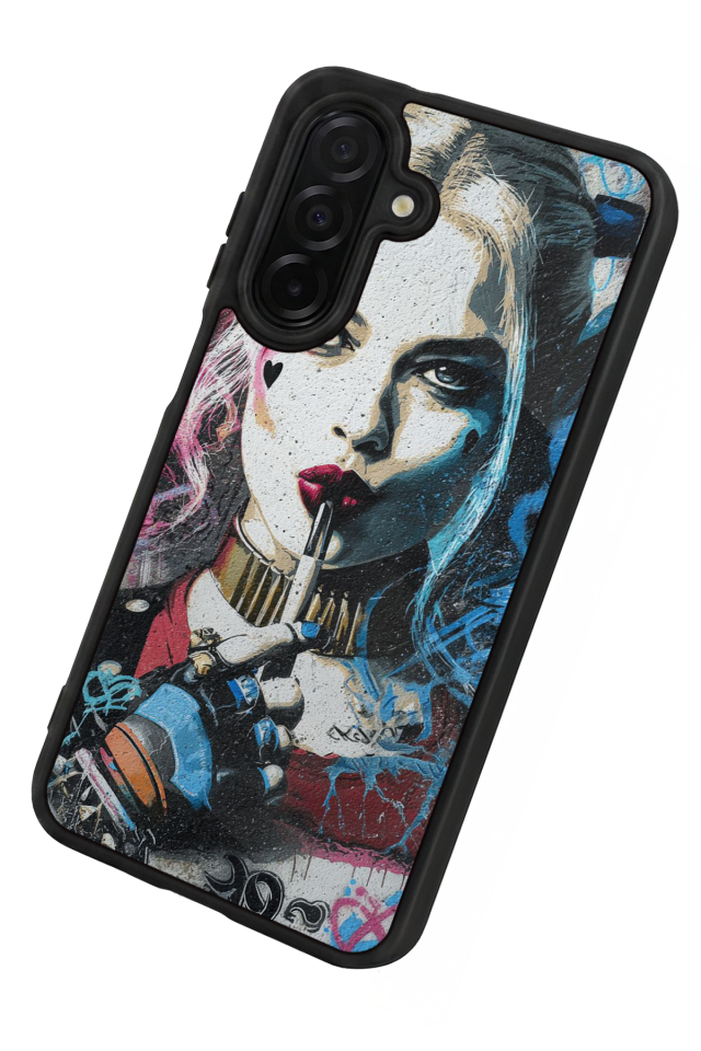 Samsung Galaxy A56 Uyumlu HarleyQueen Tasarımlı Glossy Premium Kılıf