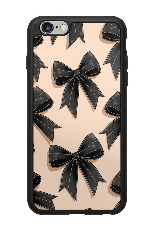 iPhone 6s Plus Uyumlu Kurdele Tasarımlı Glossy Premium Kılıf