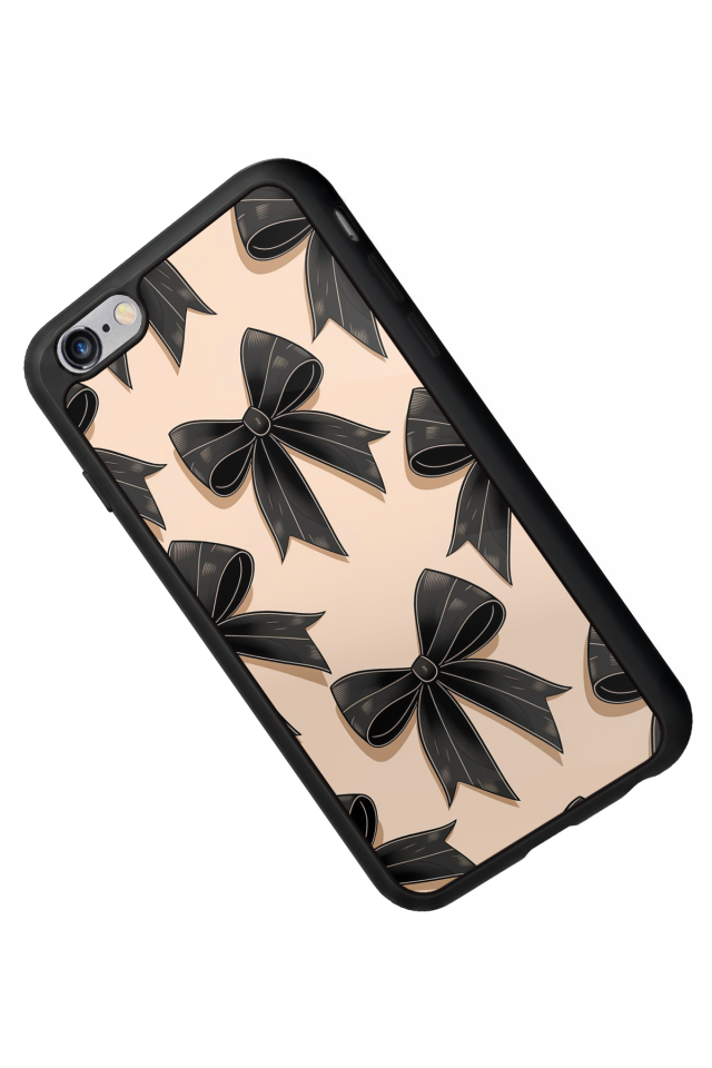 iPhone 6s Plus Uyumlu Kurdele Tasarımlı Glossy Premium Kılıf