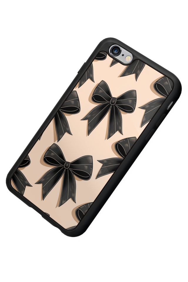 iPhone 6s Plus Uyumlu Kurdele Tasarımlı Glossy Premium Kılıf