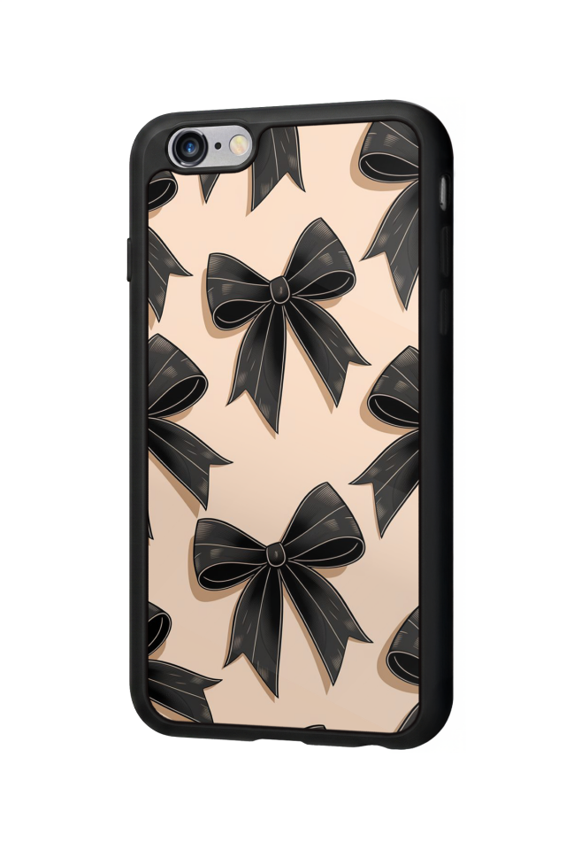 iPhone 6s Plus Uyumlu Kurdele Tasarımlı Glossy Premium Kılıf