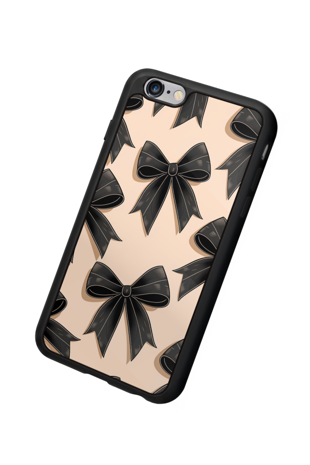 iPhone 6s Plus Uyumlu Kurdele Tasarımlı Glossy Premium Kılıf