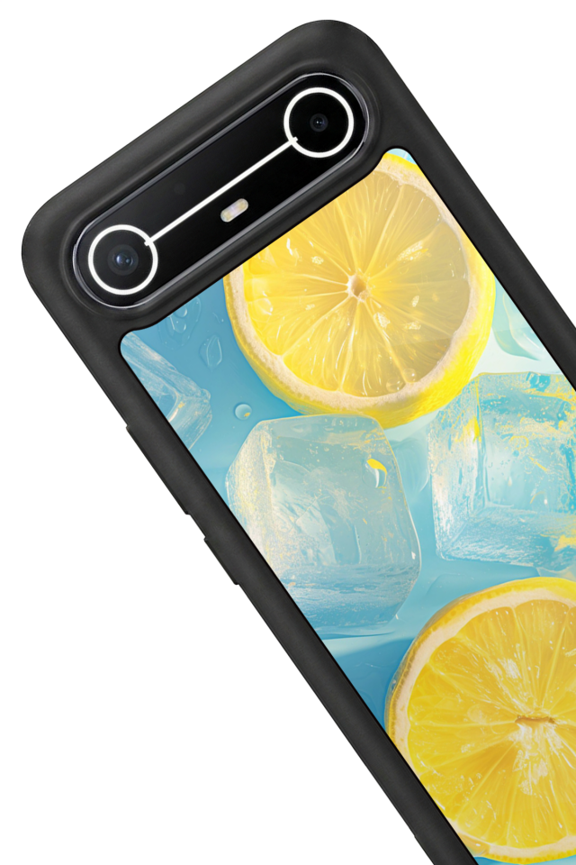 Tecno Spark Slim 5G Uyumlu Limon Tasarımlı Glossy Premium Kılıf
