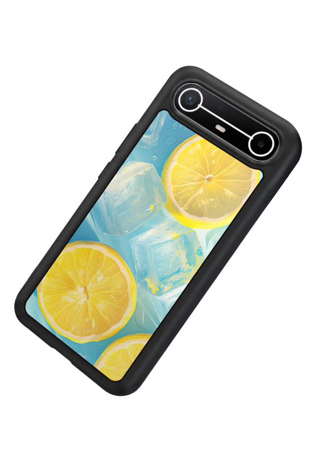 Tecno Spark Slim 5G Uyumlu Limon Tasarımlı Glossy Premium Kılıf