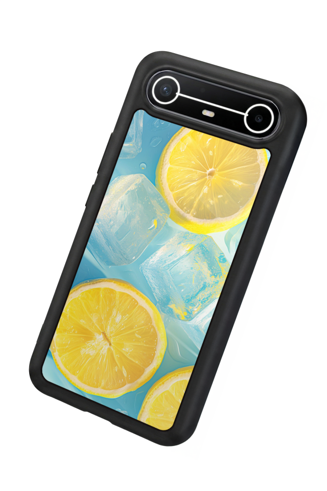 Tecno Spark Slim 5G Uyumlu Limon Tasarımlı Glossy Premium Kılıf