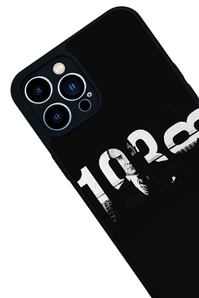 iPhone 12 Pro Max Uyumlu Mustafa Kemal Ataturk Tasarımlı Glossy Premium Kılıf