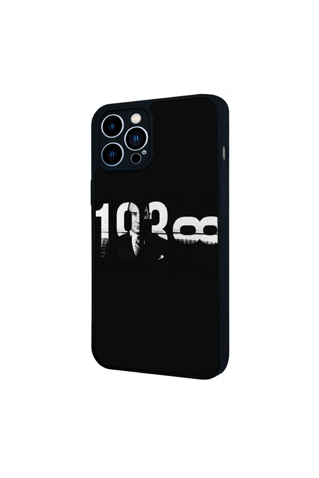 iPhone 12 Pro Max Uyumlu Mustafa Kemal Ataturk Tasarımlı Glossy Premium Kılıf