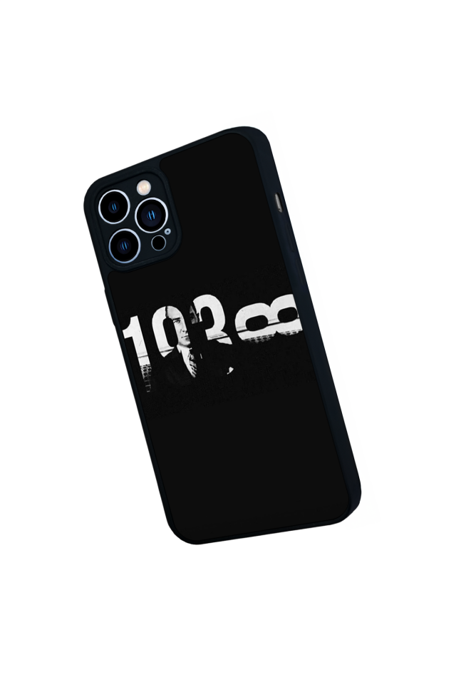 iPhone 12 Pro Max Uyumlu Mustafa Kemal Ataturk Tasarımlı Glossy Premium Kılıf