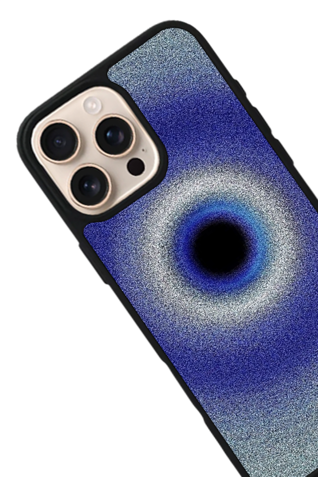 iPhone 16 Pro Max Uyumlu Nazar Tasarımlı Glossy Premium Kılıf