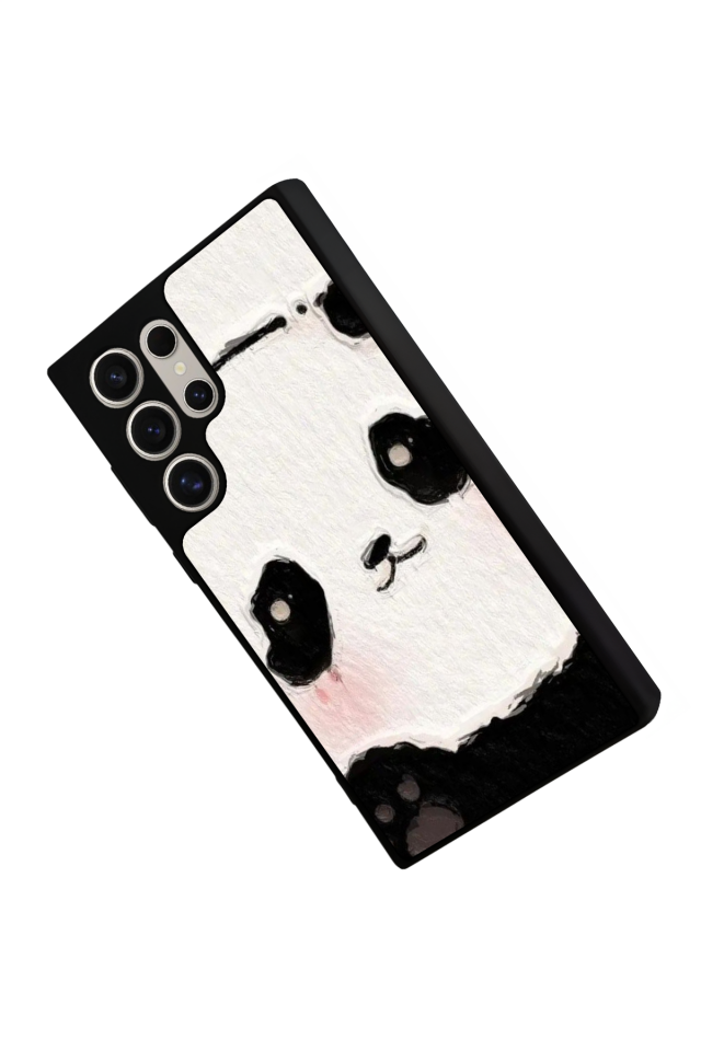 Samsung Galaxy S24 Ultra Uyumlu Panda Tasarımlı Glossy Premium Kılıf