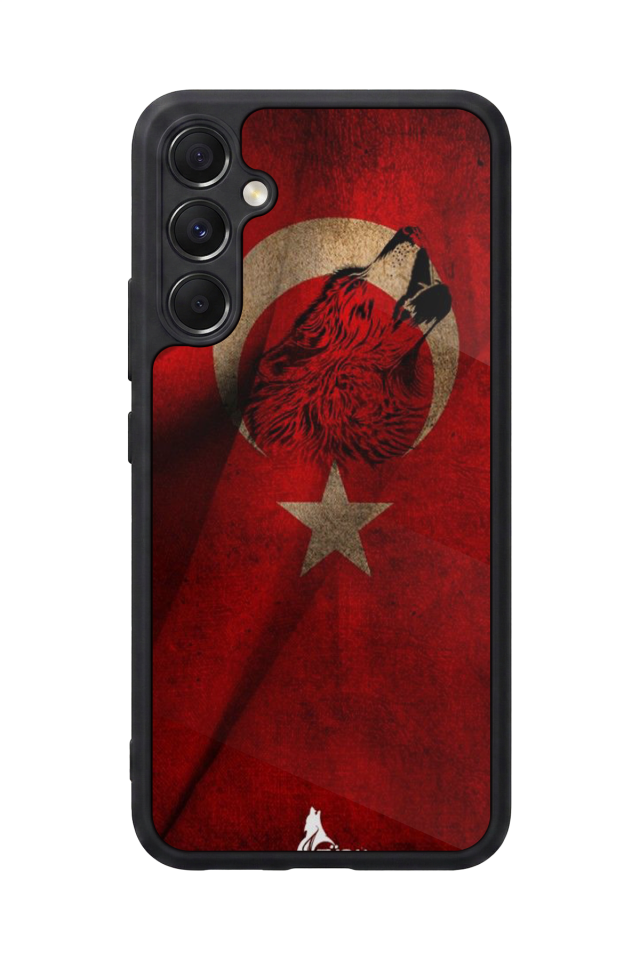Samsung Galaxy A34 Uyumlu Türk Bayragi Tasarımlı Glossy Premium Kılıf